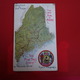 MAP AND SEAL OF MAINE - Other & Unclassified