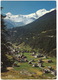Saas Grund 1559 M Wallis - Allalinhorn 4027 M.,  Alphubel 4206 M -  (Schweiz/Suisse) - Saas-Grund