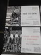 9 Programmes Salle "Le Parc" Cinéma Charleroi 1964-1965 / Fellini - Orson Welles... - Programs