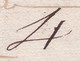 1782 - Marque Postale PEU LISIBLE Sur Lettre Avec Correspondance Vers Riom, Puy De Dôme - 1701-1800: Précurseurs XVIII