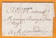 1777 - Marque Postale MONTAUBAN, Tarn Et Garonne Sur Lettre Avec Corresp Vers Marmande, Lot Et Garonne - 1701-1800: Precursors XVIII