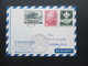 Österreich 1961 Und 62 2 Sonderpostkarten 26. Und 28. Ballonpostflug Zum Tag Der Österreichischen Fahne OMO / Ballonpost - Lettres & Documents