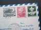 Österreich 1961 Und 62 2 Sonderpostkarten 26. Und 28. Ballonpostflug Zum Tag Der Österreichischen Fahne OMO / Ballonpost - Briefe U. Dokumente