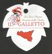 # UVA IL GALLETTO SICILIA GRAPE Italy Fruit Tag Balise Etiqueta Anhänger Cartellino Uva Raisin Uvas Traube - Fruits & Vegetables