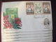 Delcampe - COMMONWEALTH FDC ALBUM ROYAL BABY MUSTIQUE OVERPRINT STAMP LOT 60 ENVELOPPES PREMIER JOUR TUVALU GRENADINES ST. VINCENT - Sonstige & Ohne Zuordnung