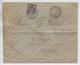 TURQUIE BUREAU FRANCAIS -  1898 - SAGE SURCHARGE Sur ENVELOPPE De CONSTANTINOPLE => JAUJAC (ARDECHE) - Cartas & Documentos