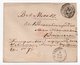 1880 RUSSIA, NOVOCHERKASSK TO MOSCOW, STATIONERY COVER, USED - Entiers Postaux