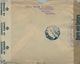 1943 PORTUGAL , FUNCHAL - OXFORD , CORREO AÉREO , CENSURA DE MADEIRA Y BRITÁNICA , TRÁNSITO DE LISBOA - Funchal