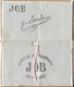 Etui Pour Papier à Cigarettes - Publicité JOB, J. Bardoux - Pochette Cartonnée 4,5 X 7,5 Cm - Other & Unclassified