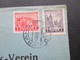 Tschechoslowakei 1928 10 Jahre Republik Nr. 271 Und 276 MiF An Den Wiener Bank Verein Filiale Linz Einschreiben Praha 7 - Storia Postale