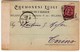 VINO WINE CREMONESI LUIGI NEGOZIANTE VINI E GRANAGLIE MILANO - BIGLIETTO COMMERCIALE 1894 - Cartes De Visite