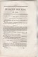Bulletin Des Lois 1198 De 1845 - Cession 57 Brevets Invention : 14 Raffinage Sucre,  Etc - Décrets & Lois