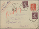 Algerien: 1907/1908, Correspondence Alger-Bangkok, Lot Of Three Registered Covers From ALGER To Bang - Brieven En Documenten