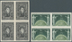 Argentinien: 1918/1957, Collection Of 128 Imperforate Proofs On Ungummed Paper (many Blocks Of Four) - Sonstige & Ohne Zuordnung