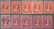 Queensland: 1882/1900 (ca.), QV Heads Large Types 2s.6d. Vermilion, 5s. Rose, 10s. Brown And £1 Deep - Lettres & Documents