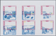 Delcampe - Bhutan: 1964/1988 (ca.), MNH Assortment Of Specialities Like Imperforate Stamps And Mainly Progressi - Bhoutan