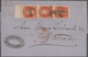Chile: 1855/1907 (ca.), Assortment Of 18 Entires, Main Value In The Imperforate COLON HEADS Incl. A - Chile