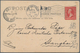 China: 1861/1936, China/Hongkong, Lot Of Eight Covers/cards, Incl. Incoming Mail, Nice Range Of Vari - Autres & Non Classés