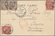 China: 1898/1902, Coiling Dragons On Ppc (5, Inc. 1900 Combo-card With French Offices), On Cover (2, - Otros & Sin Clasificación