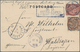 Delcampe - China: 1898/1902, Coiling Dragons On Ppc (5, Inc. 1900 Combo-card With French Offices), On Cover (2, - Autres & Non Classés