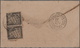 Französisch-Indochina: 1901-02 Eight Indian Postal Stationery Envelopes ½a. Used To Saigon, Each Wit - Oblitérés