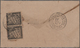 Französisch-Indochina: 1901-02 Eight Indian Postal Stationery Envelopes ½a. Used To Saigon, Each Wit - Gebruikt