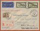Französisch-Indochina: 1931/40, Air Mail Covers By Air Orient / Air France (26 Inc. Two Airletters, - Usados