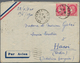 Französisch-Indochina: 1940, INCOMING WARTIME MAIL: France, Group Of 10 Airmail Covers From Grenoble - Oblitérés