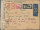 Französisch-Indochina: 1940/1941, WW II MILITARY MAIL To FRENCH LEVANT/PALESTINE/FRANCE, Group Of Ei - Gebraucht