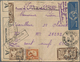 Delcampe - Französisch-Indochina: 1940/1941, WW II MILITARY MAIL To FRENCH LEVANT/PALESTINE/FRANCE, Group Of Ei - Usados