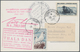 Französische Gebiete In Der Antarktis: 1957/1976, Lot Of Seven Covers/cards With Attractive Franking - Cartas & Documentos