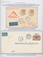 Delcampe - Holyland: 1658-1950 Ca.: Specialized Collection Of About 150 Covers, Letters, Postcards, Postal Stat - Palestine