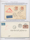 Delcampe - Holyland: 1658-1950 Ca.: Specialized Collection Of About 150 Covers, Letters, Postcards, Postal Stat - Palästina