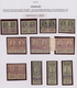 Indien: 1911-30's: "CANCELLED" Handstamps (various Types) On About 60 KGV. Fiscal Stamps Up To 1000r - 1854 Britse Indische Compagnie