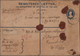 Indien - Ganzsachen: 1903-1930's - Used In BURMA: Group Of 15 Postal Stationery Registered Envelopes - Sin Clasificación