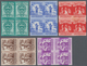 Delcampe - Indonesien - Lokalausgaben: 1945/50, Very Specialized Collection On Pages/stock Cards In Two Large S - Indonesien