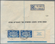 Israel: 1948/1955, Assortment Of Apprx. 117 Covers/cards With Commercial And Philatelic Mail And Spe - Usados (sin Tab)