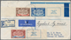 Israel: 1948/1955, Assortment Of Apprx. 117 Covers/cards With Commercial And Philatelic Mail And Spe - Gebruikt (zonder Tabs)