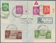 Delcampe - Israel: 1948/1955, Assortment Of Apprx. 117 Covers/cards With Commercial And Philatelic Mail And Spe - Usados (sin Tab)