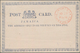 Jamaica: 1877 Seven Postcards With Different Types Of Red 'PAID' Handstamps ½d. Resp. 3d., Cards Of - Jamaica (1962-...)