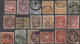 Japan: 1888/1937 (ca.), Mostly Kiku But Up To Tazawa White Paper Used On Stockcards, Inc. Pmks. Of T - Autres & Non Classés