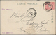 Japanische Post In Korea: 1899, Ppc (8) With Single Franks Kiku 4 S. Unovpt. Each Tied "Korea Unsan" - Militärpostmarken