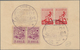 Delcampe - Japanische Besetzung  WK II - Malaya: General Issues, 1942/44, Stationery Cards KGVI Ovpt. (4, Cto O - Maleisië (1964-...)