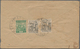 Delcampe - Japanische Besetzung  WK II - Malaya: General Issues, 1943/44 Covers With Regulars (5) Or Japan 1938 - Malasia (1964-...)