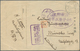 Delcampe - Lagerpost Tsingtau: Matsuyama, 1914/17, Covers (4, One W. Contents: Acknowledgment Of Parcel), And M - Deutsche Post In China