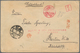 Lagerpost Tsingtau: Fukuoka, 1915/17, Cover With Small Camp Seal To Berlin; Also Incoming Mail (5, C - Chine (bureaux)