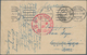 Lagerpost Tsingtau: Nagoya, 1915/18, Two Cards With Handstamped Easter - And Pentecost Greetings To - China (oficinas)