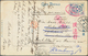 Lagerpost Tsingtau: Osaka, 1915/17, Covers (3) And Cards (3 + One Inbound) Mounted On Pages With Det - Deutsche Post In China