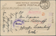 Lagerpost Tsingtau: Narashino, To Luxemburg: 1918/19, Two Camp Stationery Envelopes Each Type I Used - Chine (bureaux)