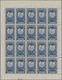 Jemen: 1954, 8b On 6b., Provisionals, Overprint "airplane And Year Dates" On The Definitive Of 1930, - Yémen